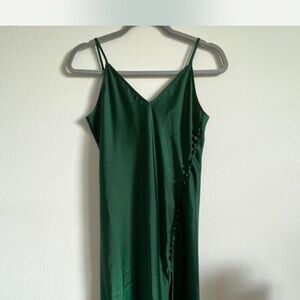 Banana Republic Strapless Green Dress